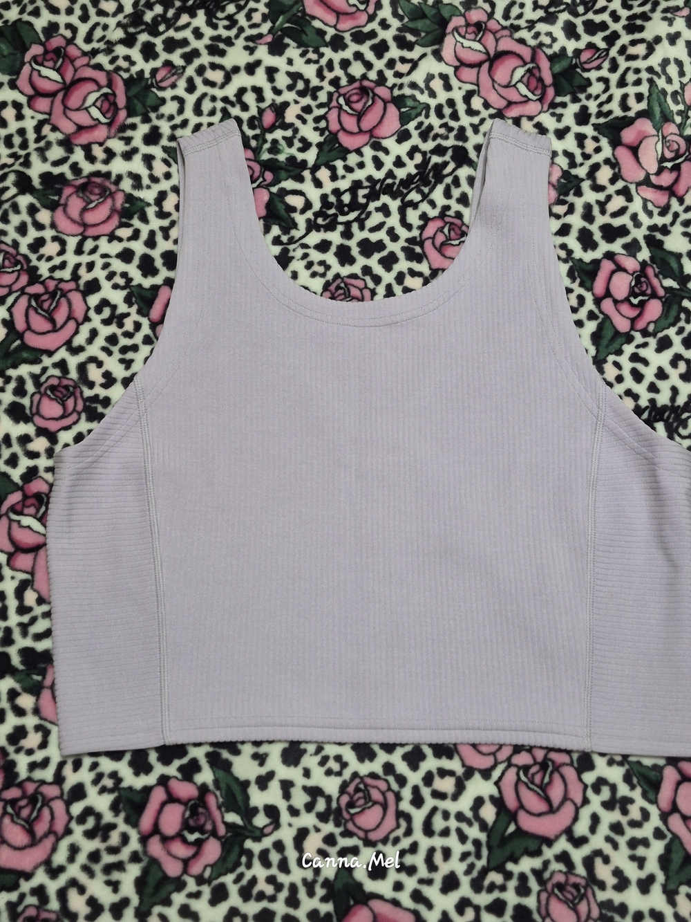 lululemon athletica Ribbed Lavender Crop Tank